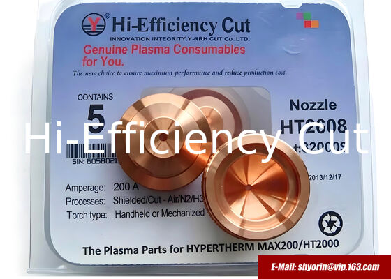 الصين 020608,120259،020611 فوهة لـ HYPERTHERM MAX200/HYSpeed HT2000 مزود