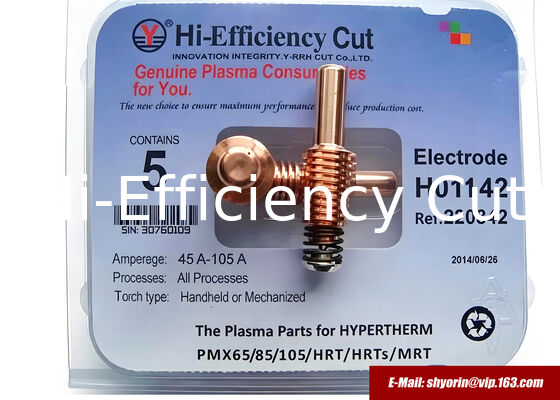 220842 قطب كهربائي لـ HYPERTHERM Powermax105/85/65/45. مزود